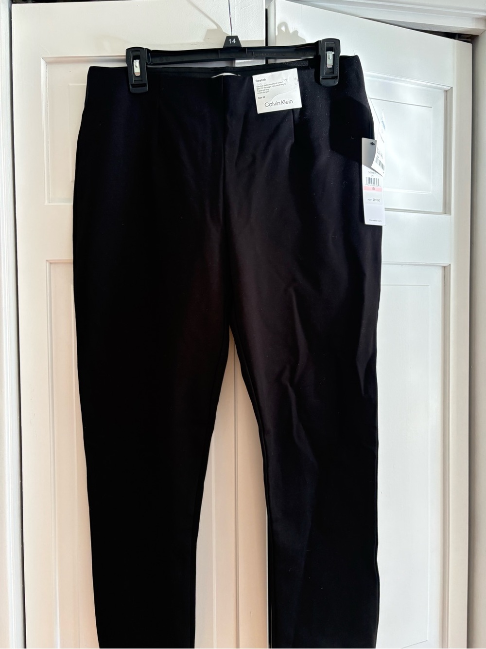 New Calvin Klein Black Women’s Dress Pants Slim Straight
Size 10